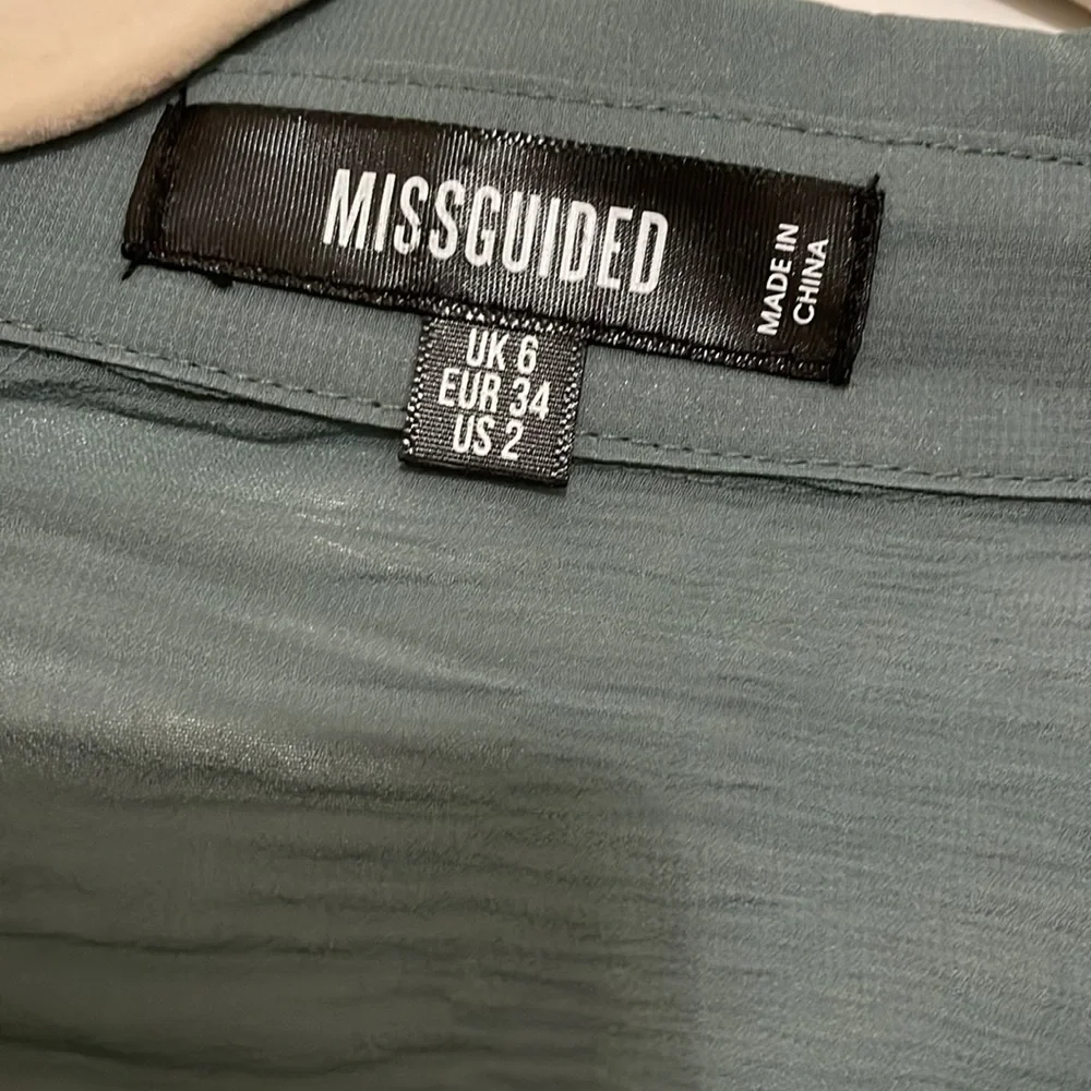 Misguided sheer button down - Picture 2 of 3